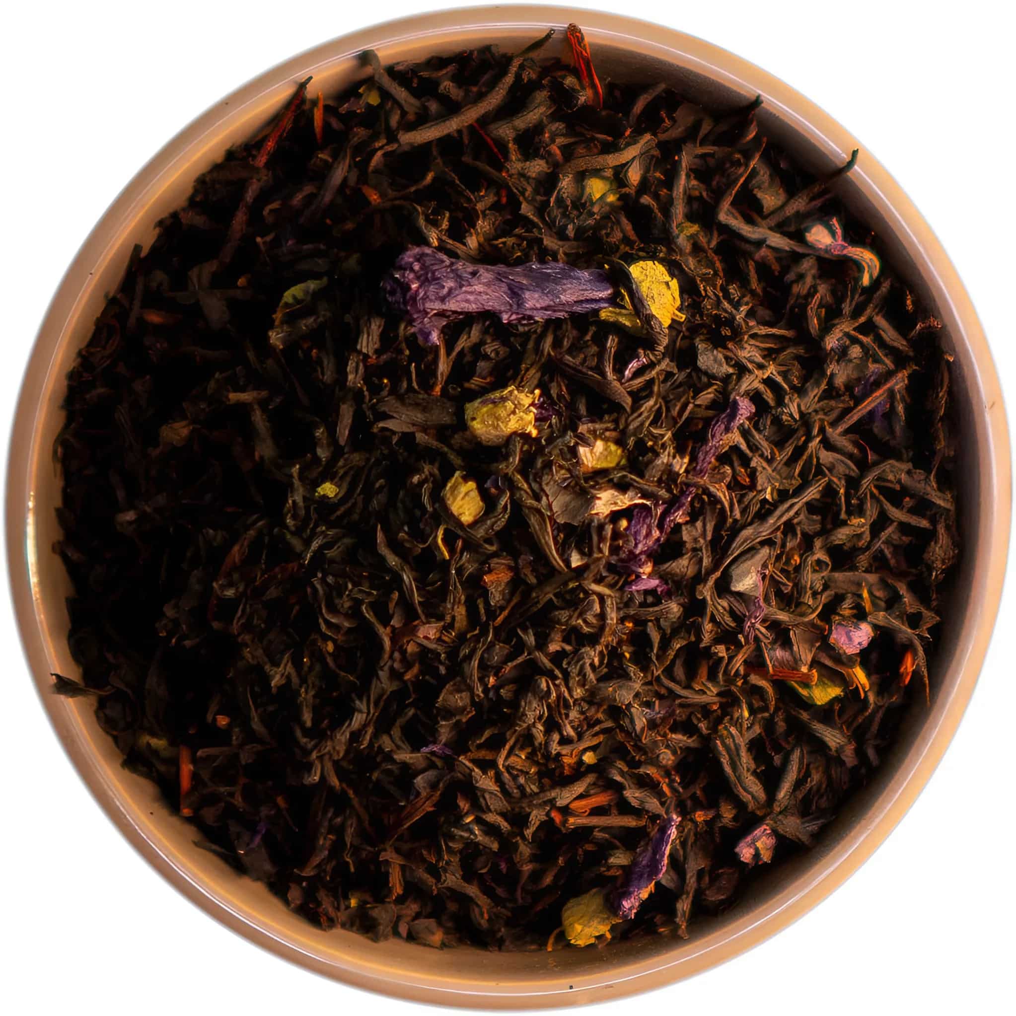 Bio Earl Grey Blue Flower – edler Bio-Schwarztee mit Bergamotte, zitrusfrischen Noten und leuchtend blauen Malvenblüten für ein luxuriöses, aromatisches Erlebnis