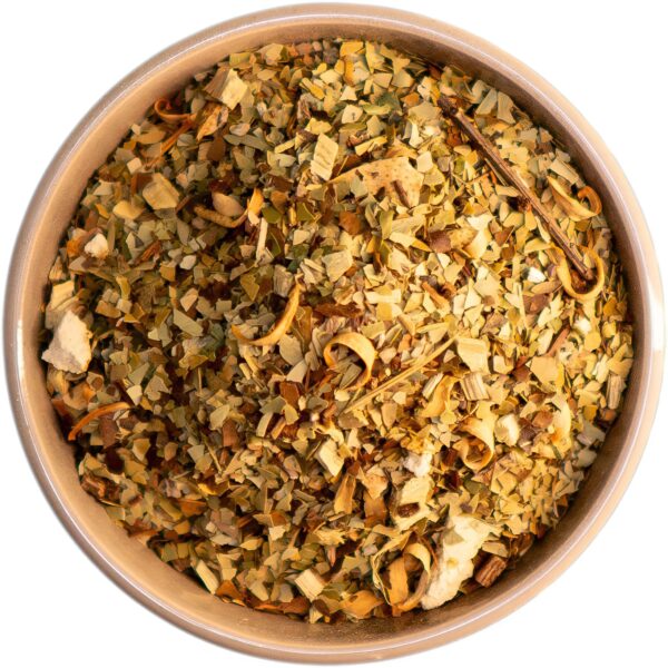 Mate Sweet Orange – erfrischender Mate-Tee mit fruchtig-süßer Orange, feiner Würze und einer leicht rauchigen Note. Belebend & harmonisch