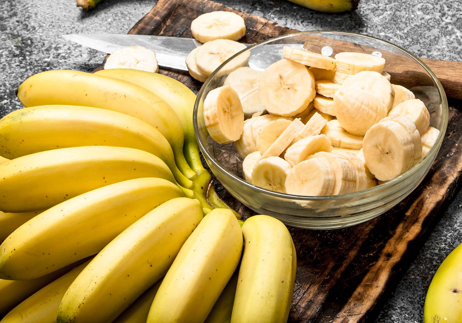 Tee mit Bananen