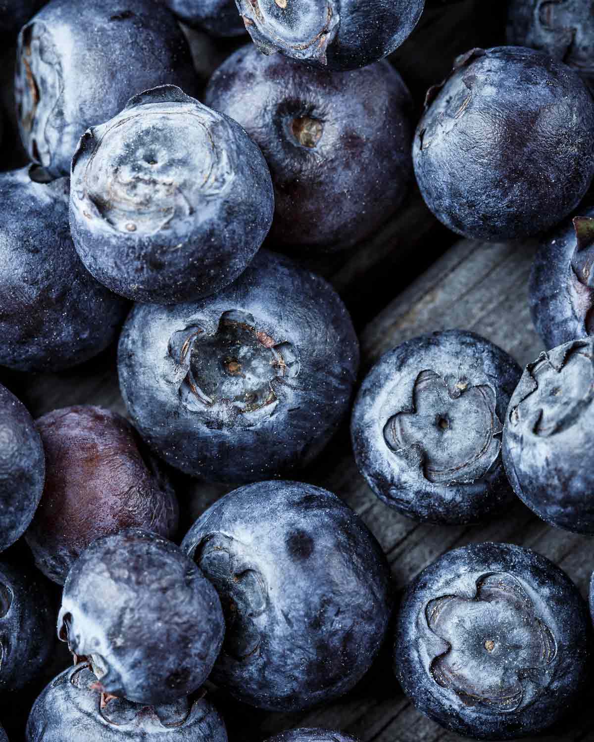 Tee mit Heidelbeeren