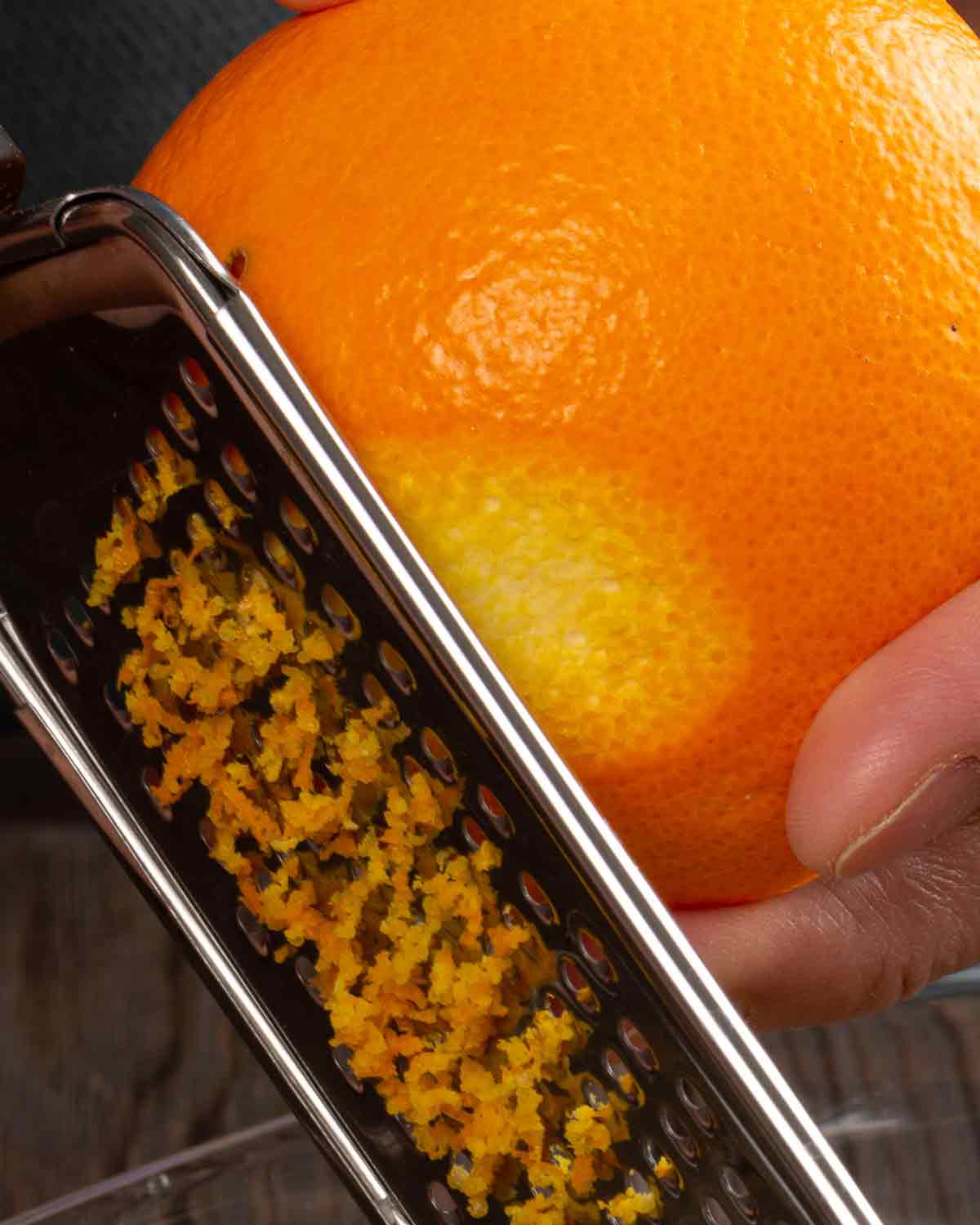 Tee mit Orangenschaale
