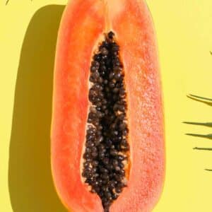 Tee mit Papaya