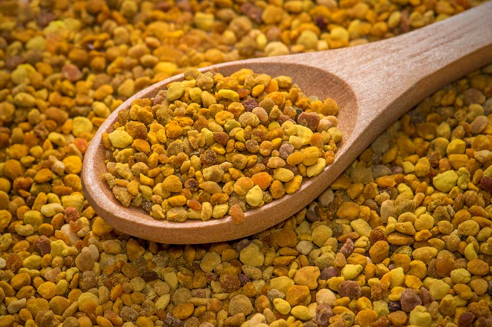 Tee mit Blütenpollen