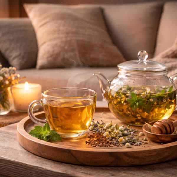 Entspannende Tees am Abend